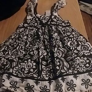 Black and white dress